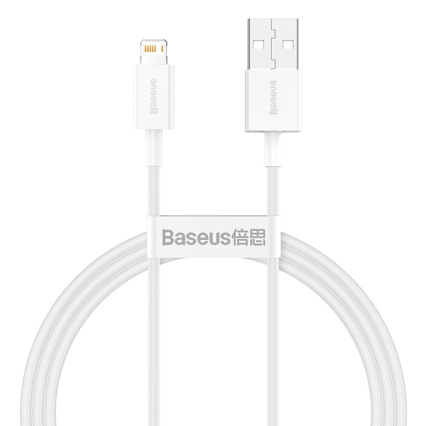 Baseus kabel Superior USB - Lightning 1,0 m 2,4A vit