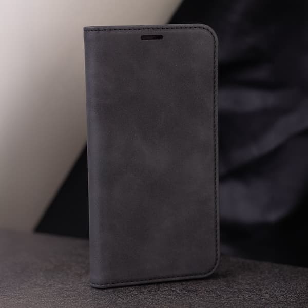 Suede för iPhone 16e Svart
