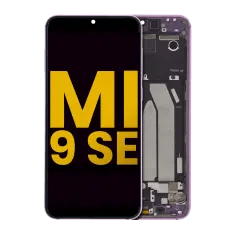OLED-enhet med ram för Xiaomi Mi 9 SE (renoverad) (violett) lila