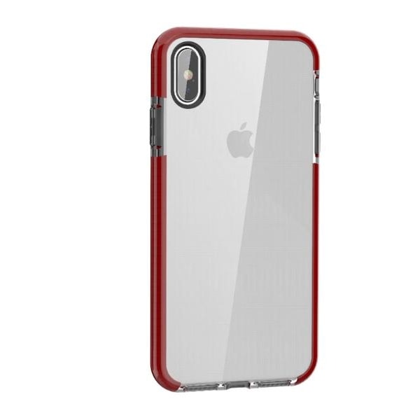 Hög genomskinlighet TPU + D30 fodral för iPhone Xs max