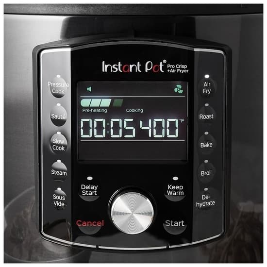 Instant Pot Pro Crisp Tryk-multikoger 1.5kW svart