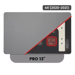 Styrplatta för MacBook Pro 13\" A2338 (2020-2021) (M1) (Äkta OEM) (Rymdgrå)