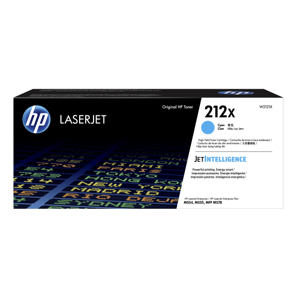 HP 212X Cyan 10000 sidor Toner W2121X