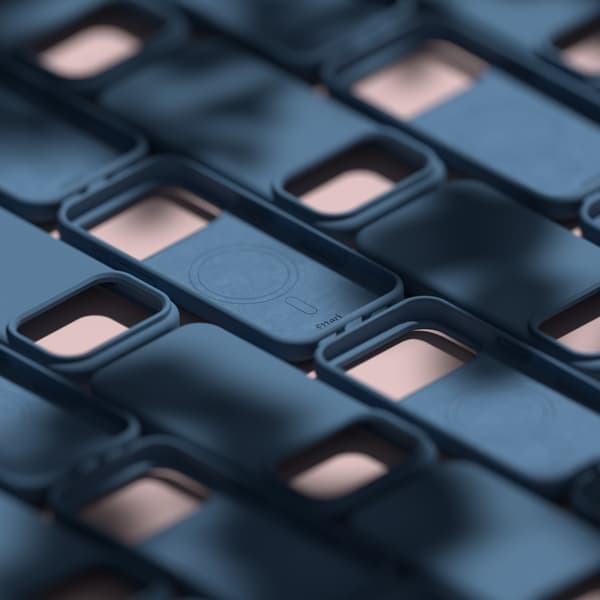 Etteri Silikon Mag-skal till iPhone 17 Pro Max mörkblå