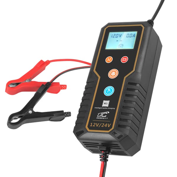 Automatisk laddare, mikroprocessorlikriktare LTC 12V/24V 15A