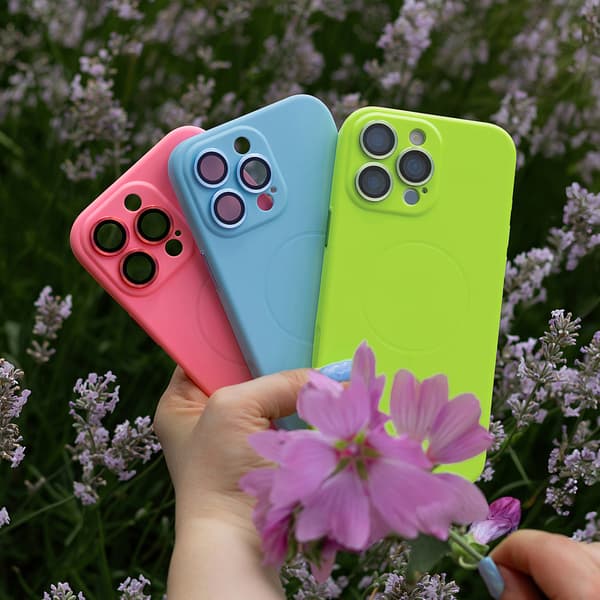 Ultra Trendy Vivid Thin Mag skal för iPhone 12 blå blå