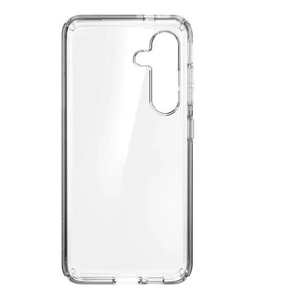 Silikonikuori Samsung Galaxy S25:lle, kirkas transparent