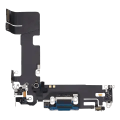 Laddningsport Flexkabel för iPhone 13 (Använd OEM-dragning) (Blå)