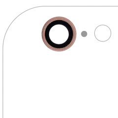 Bakre kameralins för iPhone 6S (Rose Gold) (10-pack)