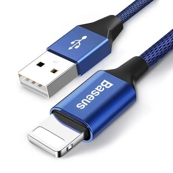 Extra lång 3M iPhone baseus kabel – Svart