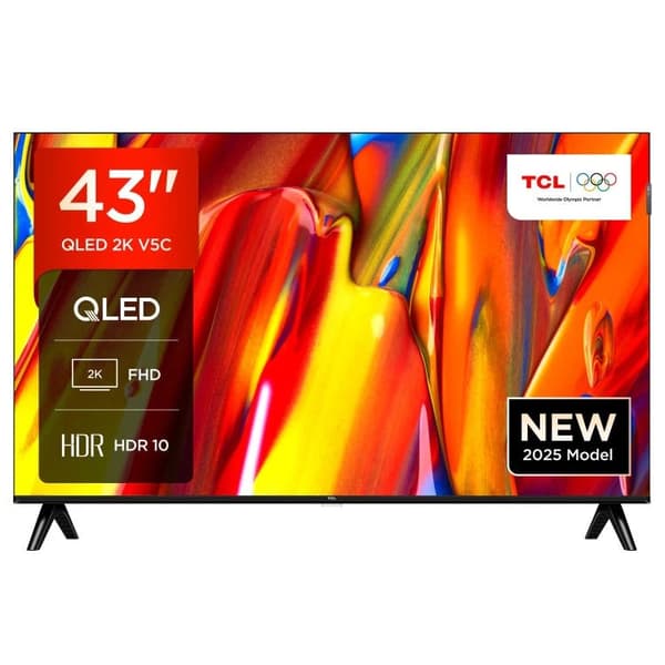 TCL 43V5C 43 1080p Börstet metal