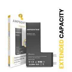 Ersättningsbatteri för iPhone 11 Pro (punktsvetsning krävs) (AmpSentrix Core Extended) röd