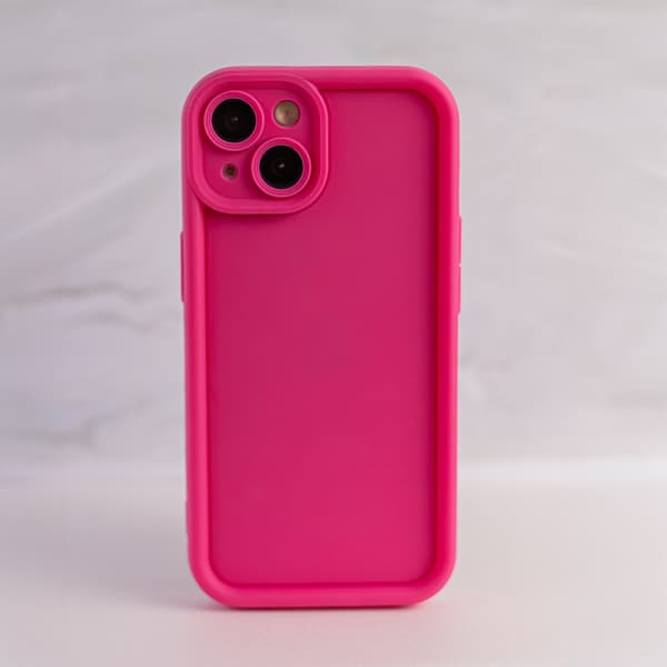 Rim TPU-fodral för iPhone 16 Pro 6,3\" rosa