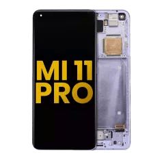OLED-enhet med ram för Xiaomi Mi 11 Pro (renoverad) (lila)
