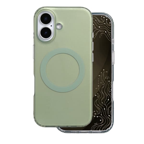 Tecto Shield Mistiq Mag skal för iPhone 17 oliv