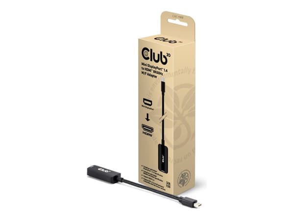 Club 3D CAC-1188 Videoadapterkabel 9cm svart svart