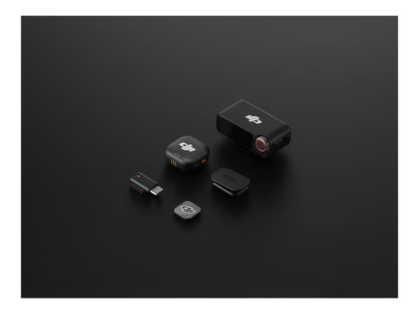 DJI Mic 3 Trådlös mikrofonsystem trådlös svart