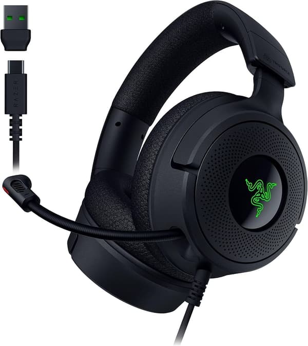 Razer Kraken V4 X Kablet hörlurar svart