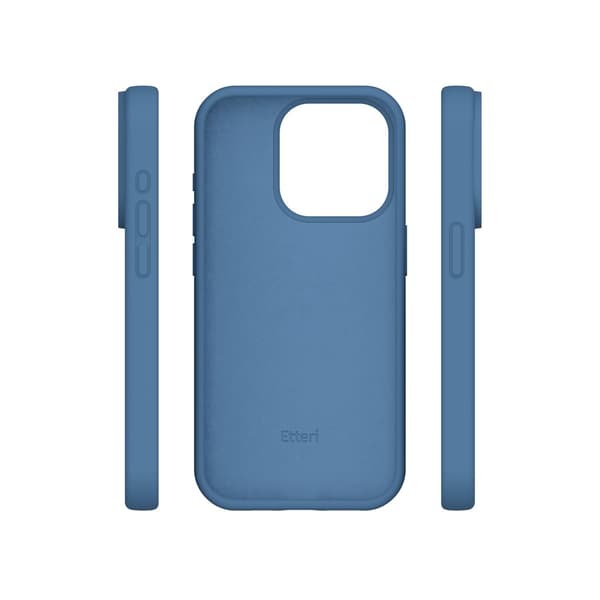 Etteri Silikonskal för iPhone 15 Pro mörkblå