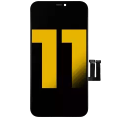 LCD-enhet med förmonterad stålplatta för iPhone 11 (renoverad)