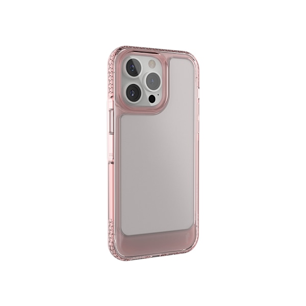Silicone Case for iPhone 15 Pro Max - Clear Pink, Shockproof