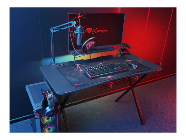 Genesis Holm 300 RGB Bord Stålramme Gaming