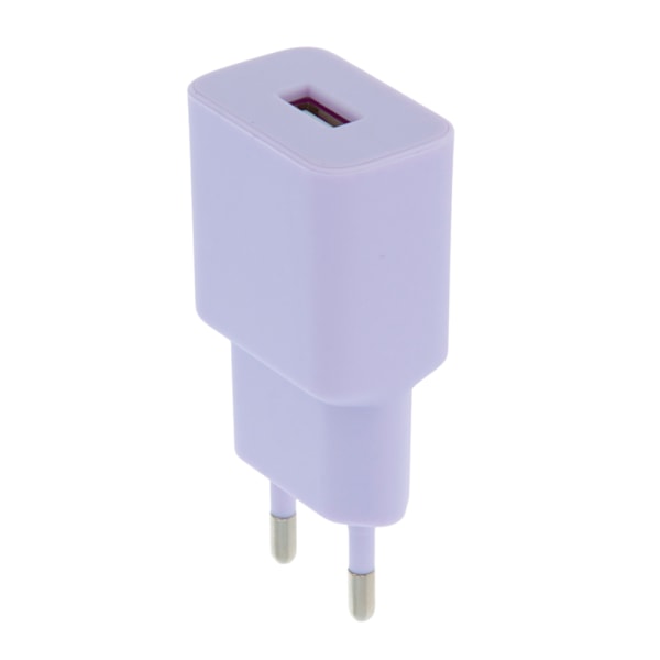 Setty laddare 1x USB 2,4A LSIM-A-129 lila