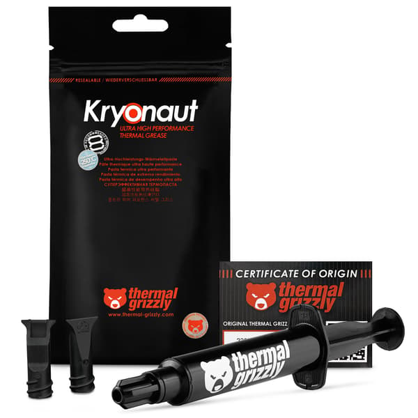 Thermal Grizzly Kryonaut Kölepasta 1-pack Grå 1 g
