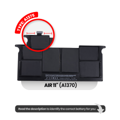 Batteri (A1375) för MacBook Air 11" A1370 (2010)