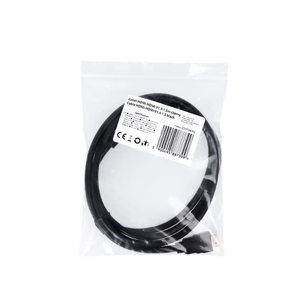 HDMI-HDMI-kabel V1 4 1 5m svart