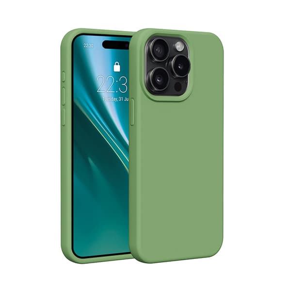 Etteri Silikonskal för iPhone 12 / 12 Pro 6,1\" ljusgrön