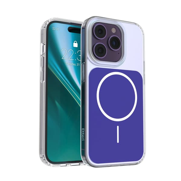 Etteri Hidden Pearl skal för iPhone 14 Pro mörkblå blå