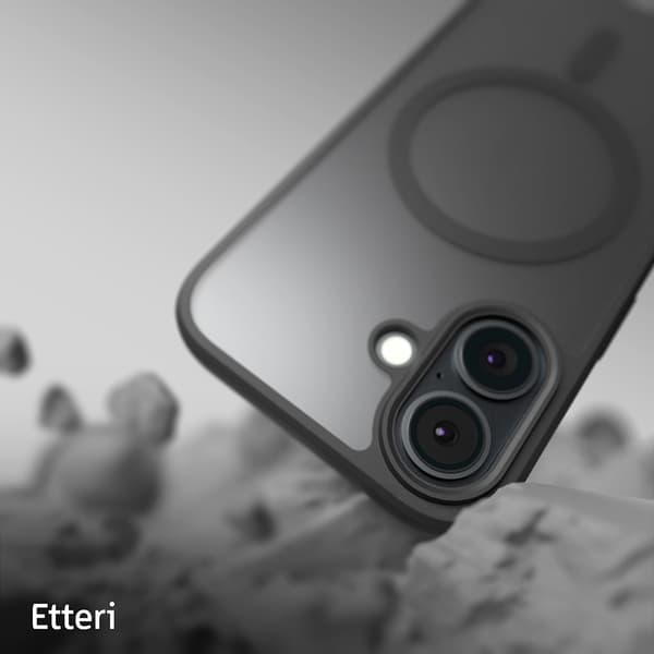 Etteri Matt Mag skal för iPhone 16 Plus svart