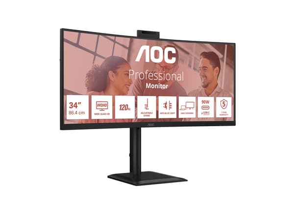 AOC CU34E4CW 34 VA 3440 x 1440 (UltraWide) HDMI DisplayPort