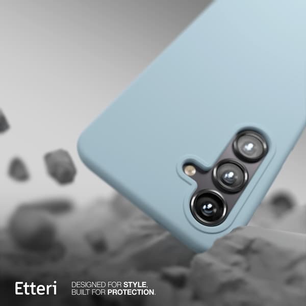 Etteri Silikonskal för Samsung Galaxy S25 Edge ljusblå