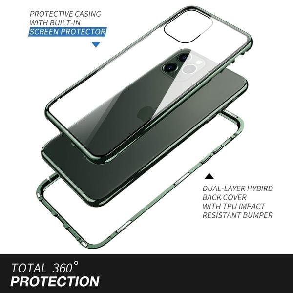 magnet fodral för din iphone 11|grön pro max