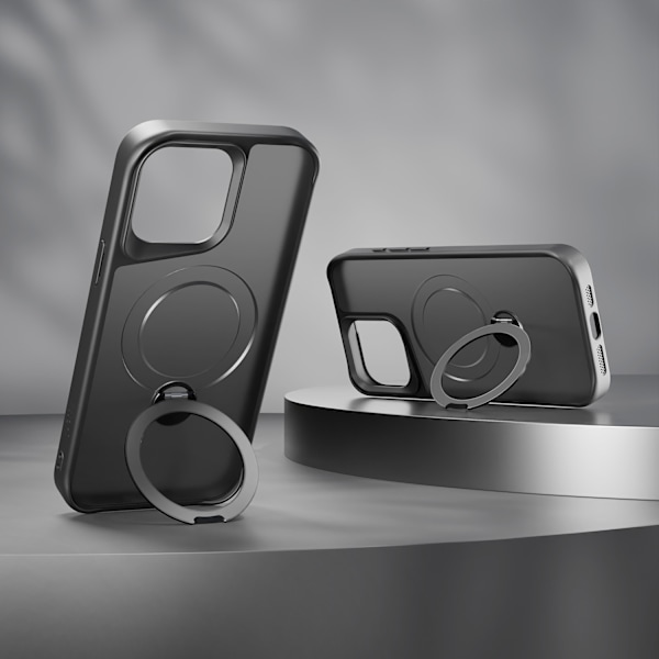 Etteri Matt Mag Ring Case for iPhone 14 Pro 6.1\" Black