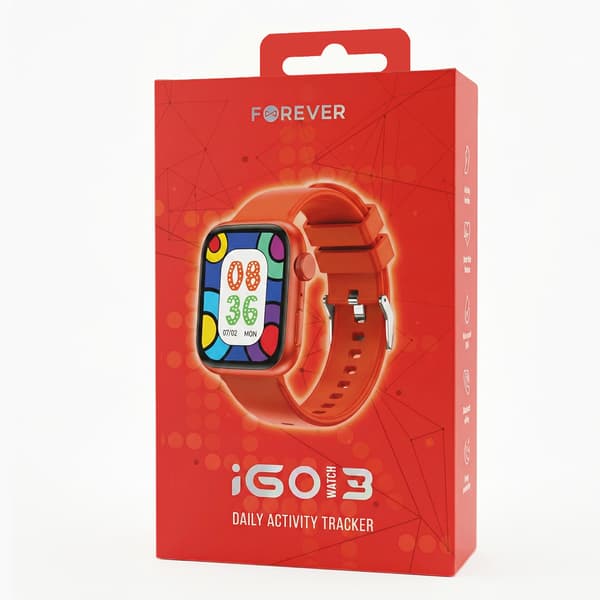 Forever smartwatch IGo Watch 3 JW-500 röd röd