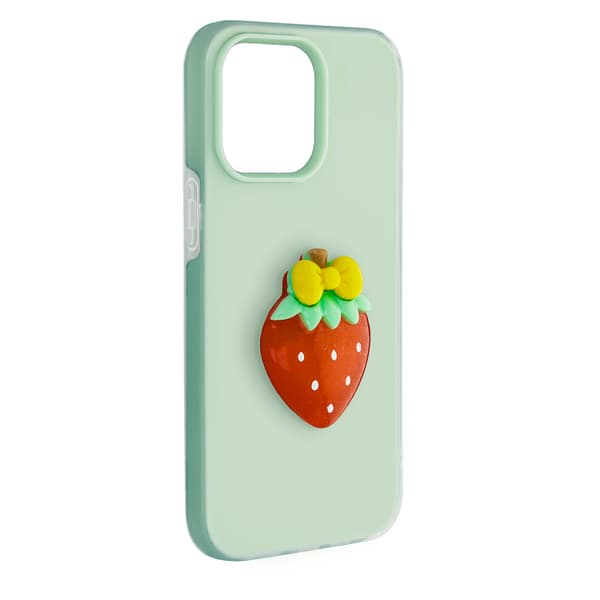 Frukt 2-i-1-fodral för iPhone 15 6,1" grön