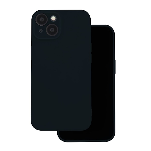 Silikon Mobilskal för IPhone 16 plus - svart svart