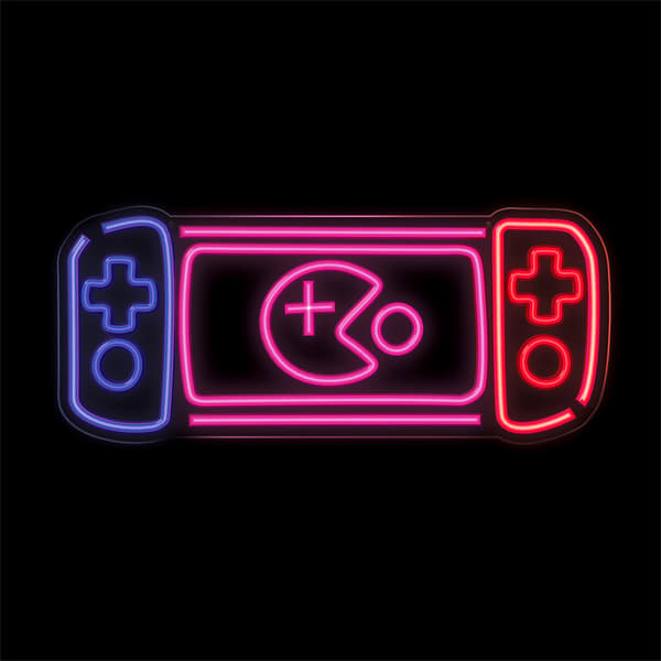 Neon PLEXI LED SPELKONSOL flerfärgad FPNE27 Forever Light