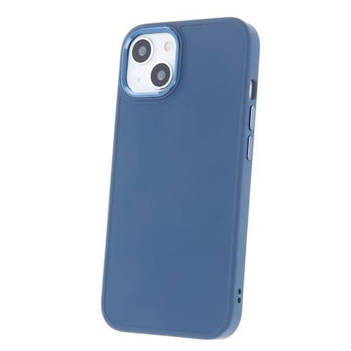 Satinfodral för iPhone 14 Pro 6,1" mörkblå