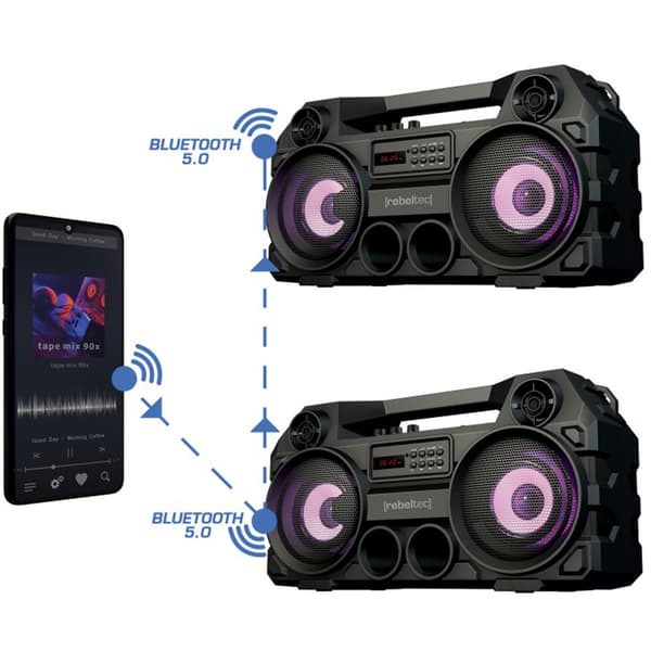 Rebeltec Bluetooth-högtalare SoundBOX 465 blå