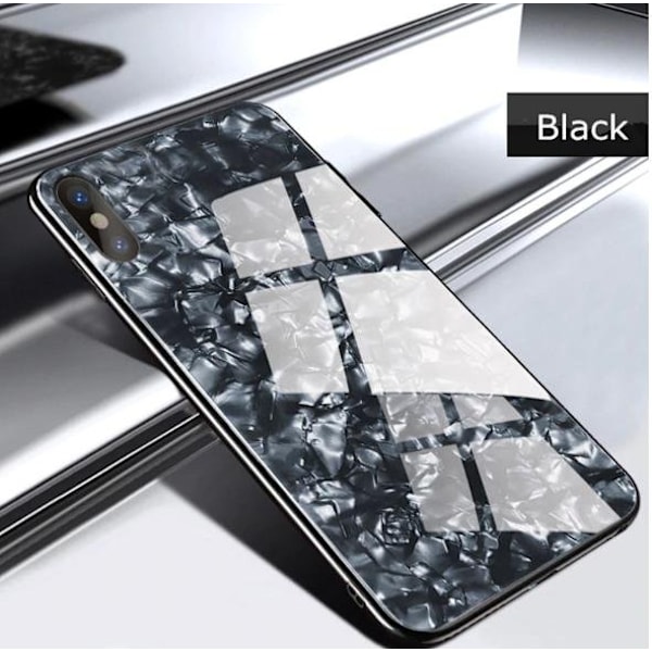 Lyxigt glänsande tempererat glas för Iphone 7+/8+