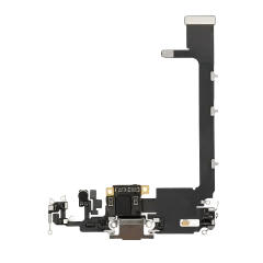 Laddningsport Flexkabel med kort för iPhone 11 Pro Max (Premium) (Guld) guld