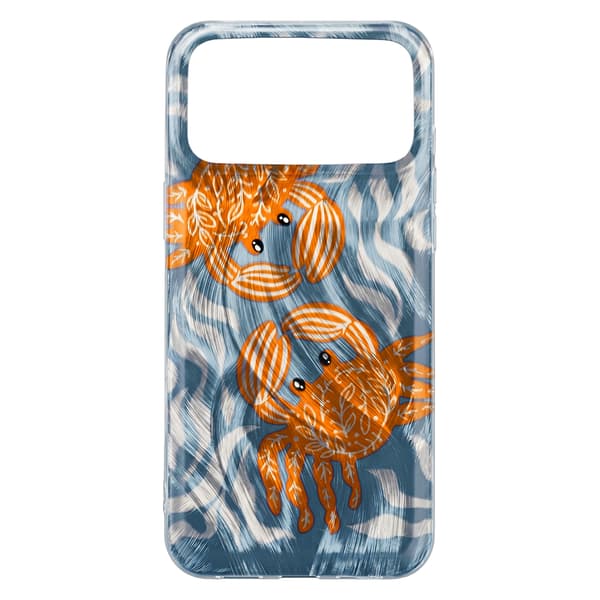 Ultra Trendigt Sommarfodral för iPhone 16 Pro Max 6,9\" krabba