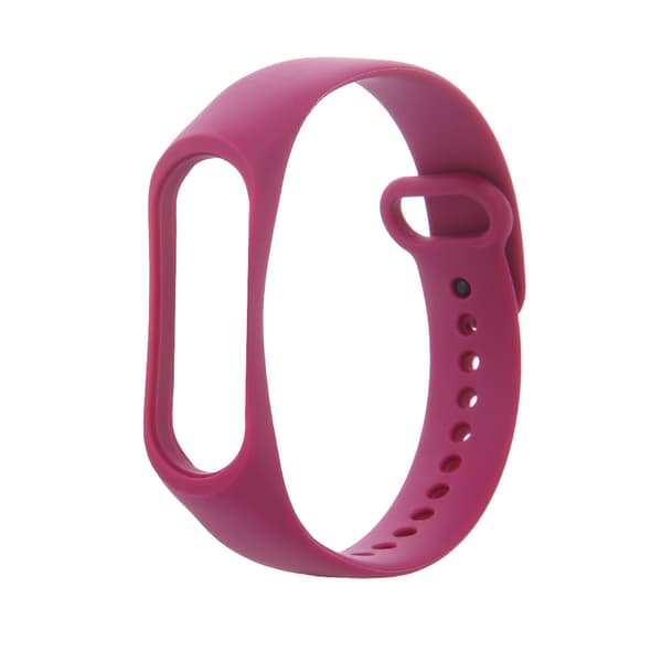 Silikonband för Xiaomi Mi Band 8 / 9 / 10 / 11 hallon