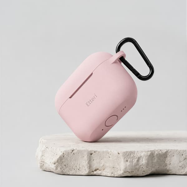 Etteri silikonfodral för AirPods Pro 3 ljusrosa
