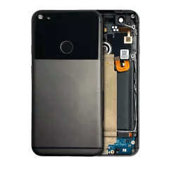 Baksida för Google Pixel XL (Äkta OEM) (Svart)