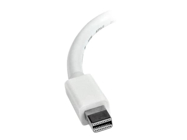 StarTech.com Mini DisplayPort® to HDMI® Video Adapter Converter 1920x1200 - White Mini DP to HDMI Adapter M/F (MDP2HDW) Videoadapter 17cm vit